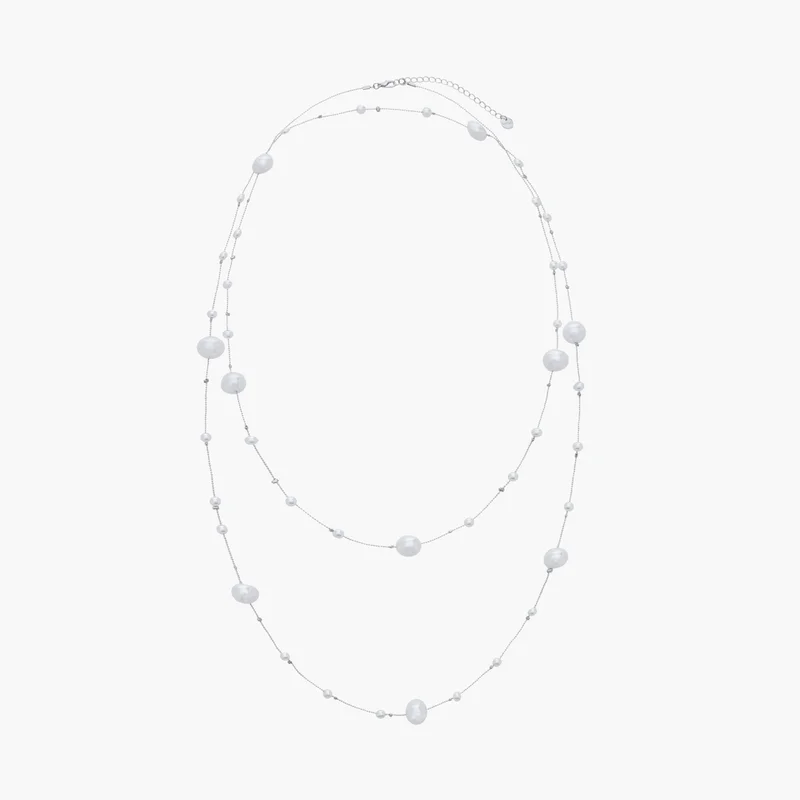 Lifestyle Layered Pearl Necklace for Women
